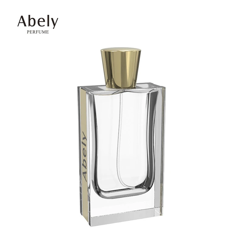 Oem design unique perfume bottle 90ml wholesale luxury empty fragrance glass bottle of perfume