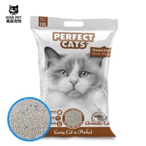 OEM Factory Cat Litter Premium Fragrant Ball Shape Bentonite Cat Litter