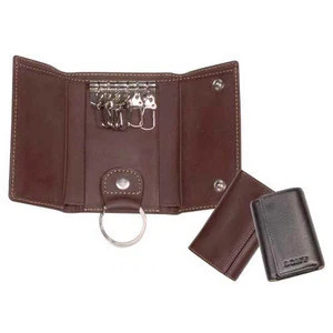 OEM Genuine leather key wallet/leather key holder/leather key case