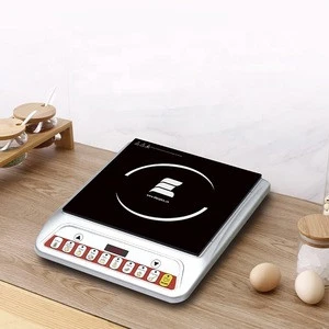 OEM Kitchen Appliance black crystal plate household intelligent multifunctional Button control induction cooker