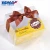Import OEM size luxury gold wire white satin gift wrapping ribbon packed from China