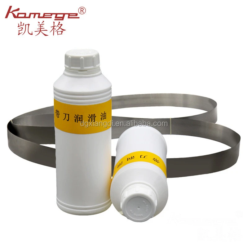 Oil of band knife blade for leather splitting machine