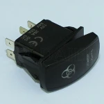 (ON)-OFF 5PIN 2 Position Truck Rocker Switch With 24V LED