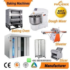 One-stop Bakery Equipment Commercial bread making machines rotary oven