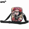 ONE2 Design hipster unique skull black girls single long strip shoulder messenger bag