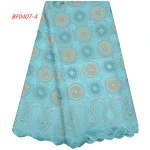 Organic Cotton Lace Fabric Voile Swiss Lace African Wedding Lace Fabric 1162