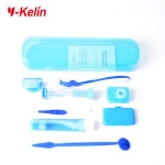 Orthodontic Oral Care Kit Teeth Whitening Suit Tooth Brush Interdental Brush Dental Floss Mouth Mirror