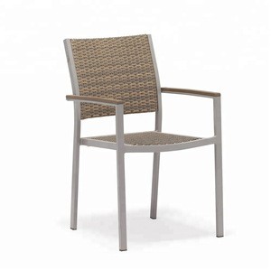 Outdoor Dining Rattan Plastic Wood Garden Yard Chair Price