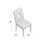 Outdoor durable coffee chair indoor restaurant leather banquet dining chair