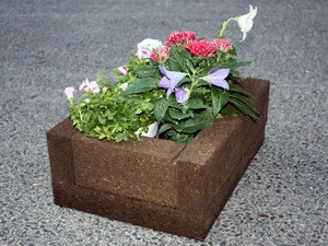 Outdoor Flower Pot Planter Stand Wood With Standard Colors For Growing Plants
