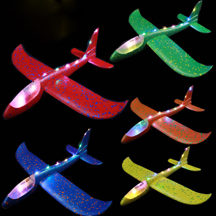 Outdoor Sport Game LED throwing foam plane