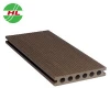 Outdoor wood decking engineered co-extrusion wpc flooring covering