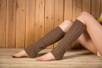 P18C41TR winter warm multi colour cashmere sock leg warmers