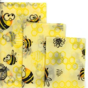 Packaging Organic Cloth Preservation Cloths Beeswax Wrapping Paper Eco Friendly Reusable Food Wraps Kitchen Tools