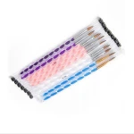 Painting 3D Gel Nail Polish Brush Acrylic Kolinsky Nail Art Brush
