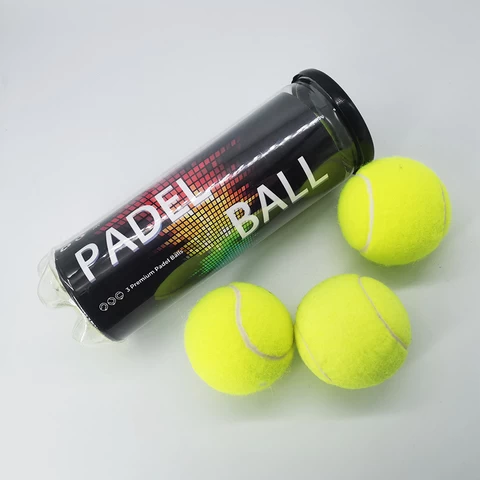 Pelotas De Padel China Factory Direct Selling High Quality Colored Endurance Training Soft Paddle Tennis Balls With Rubber