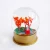 Import Personalized Custom Glass Ball Christmas Globes Polyresin golden base Snow Globe from China