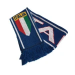 personalized football fan scarf acrylic knit infinity scarf stretch knit scarf