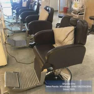 physiotherapy chair shaving hairdressing salon chair lifting large chassis hair styling chair