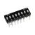 Import piano type dip switch right angle dip switch 2.54 SMD from China