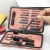 Import Pink 15 Piece Hot Style Amazon Popular Manicure Pedicure Set Stainless Steel Nail Clipper Set Women Men Beauty Nail tool kit from China
