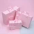 Import Pink Gift Box, Printing Gift Box Set, Shoe Clothing Elegant Gift Box With Ribbon Handle from China