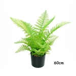 plants artificial fern leaves tree plastic bonsai tree
