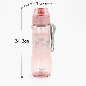 Plastic Outdoor Portable Leak-proof And Fall-proof Personality Trend Tritan Water Bottle