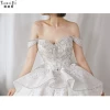 Plus Size Wedding Dress Bollywood Wedding Dress Pregnant Bridal Gown Big Tail Luxury Heavy Industry