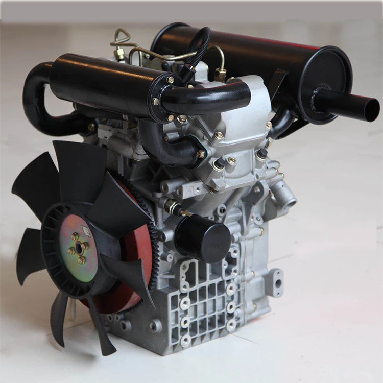 PME2V80  two cylinder water cooled V-Twin 16HP-19HP 4-stroke electric machinery diesel engine