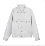 Popular Casual Short Tops Medium Blue Jeans Denim Women Jacket