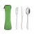 Import Portable Camping Utensil Set Stainless Steel flatware set, Outdoor Travel Dinner Set from China