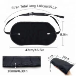Portable Travel Footrest Flight Carry-on Foot Rest Office Feet Rest Foot Hammock Airplane Footrest