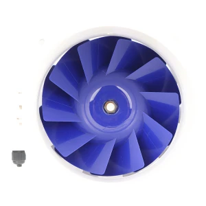 Pressurized Inline Duct Fan with Anti-Backflow - Ventilation Exhaust Fan for Office and Home