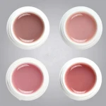 Private label makeup camouflage uv gel fresh royal jelly nail gel builder uv led