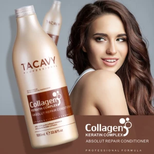 private lable oem hair care shampoo conditioner bottle  collagen keratin complex nourishing repairing conditioner