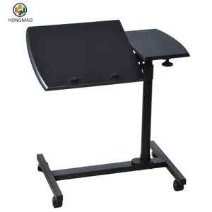 Professional Overbed Laptop Table, Tilting, Height Adjustable with Casters