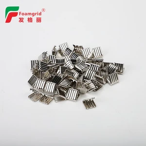 Professional Production Stationery Supply Metal Belt End Tips Silver End Clips For File Folders