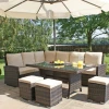promotion garden sets aluminum outdoor furniture