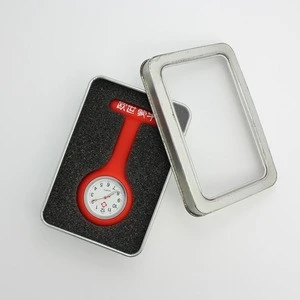 Promotion Gift Box Silicone Nurse Pocket Watch