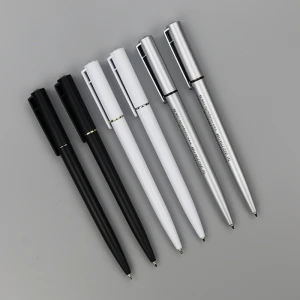 Promotional Ball Pen Custom Logo Printed Plastic  office twist type Ballpoint Pen