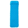 promotional thin super lightweight inflating air pad adults inflatable folding outdoor camping sleeping mat with pillow