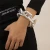 Import Punk Hiphop Chunky Chain Bracelet Retro Geometric Hollow  Hand Decoration  Exaggerated  Square Twisted Thick Link Chain Bracelet from China