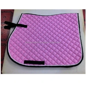 Purple coloured Comfortable quilted multipurpose english horse saddle Pad