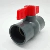 pvc ball valve for irrigation/ socket type upvc ball valve/ China supplier