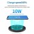Import Qi 10W Aluminium Wireless Phone Charger Pad LED light Fast Charging Wireless Charger from China