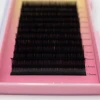 Qingdao Anrolash Fluffy Cashmere Volume Trays Dark Black Matte Lash Tray Individual Eyelash Extensions with Packaging