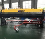 QTDF-1.5*2500 Galvanized Steel HVAC air tube pneumatic aluminum sheet bender folding machine