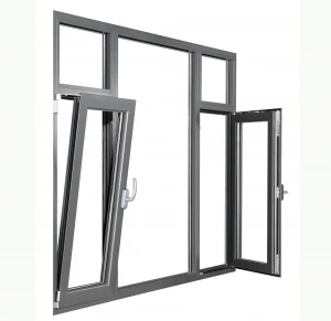 Quality Assurance Bridge Aluminum Alloy Glass Casement Windows