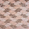 Quick delivery popular polyester spandex embroidered sequin african wedding lace fabric